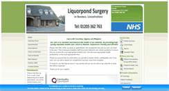 Desktop Screenshot of liquorpond-surgery.org.uk